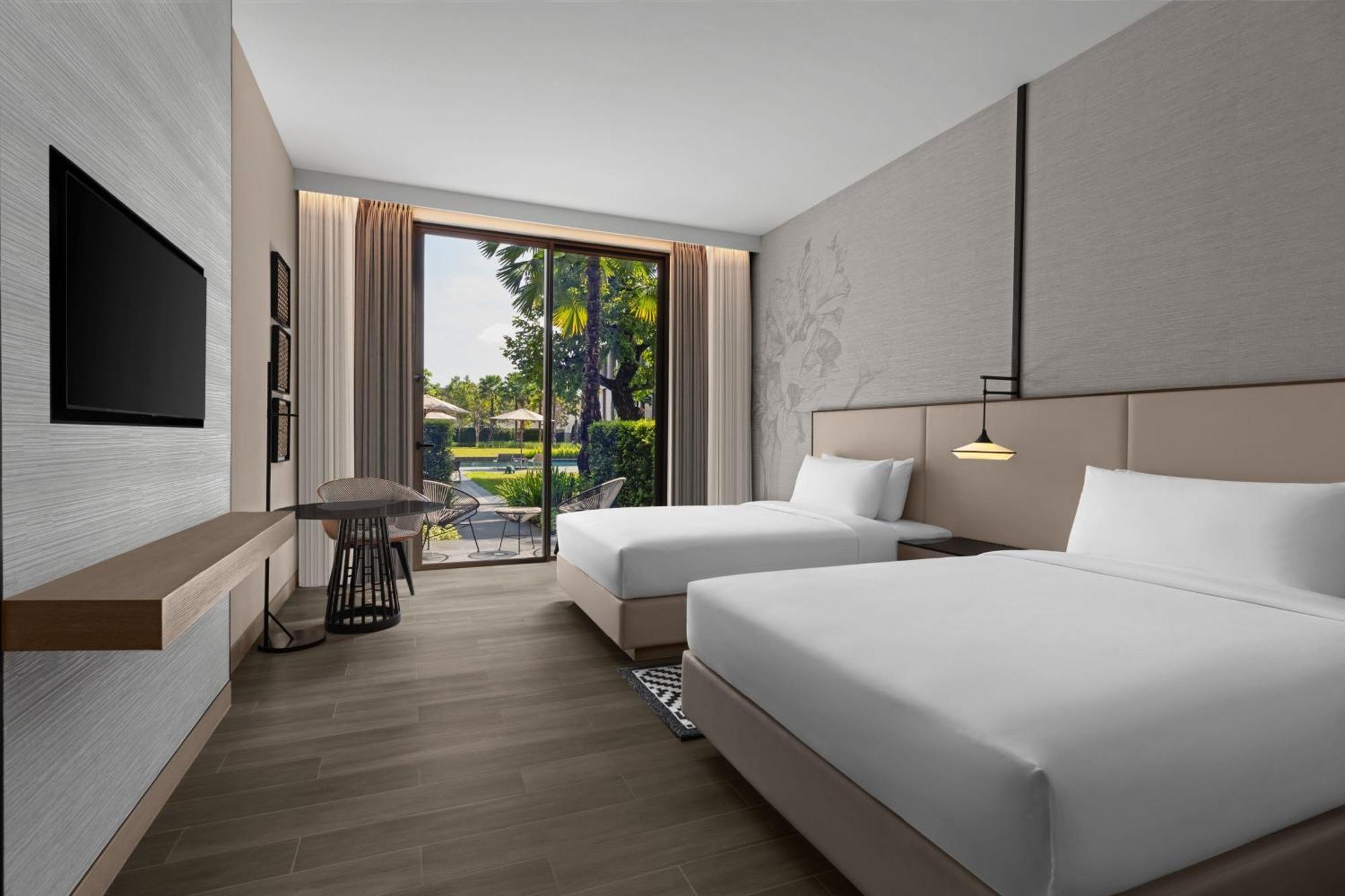 Courtyard By Marriott Bangkok Suvarnabhumi Airport Exterior foto