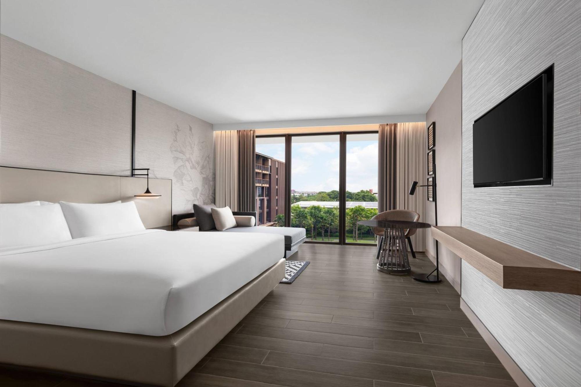 Courtyard By Marriott Bangkok Suvarnabhumi Airport Exterior foto